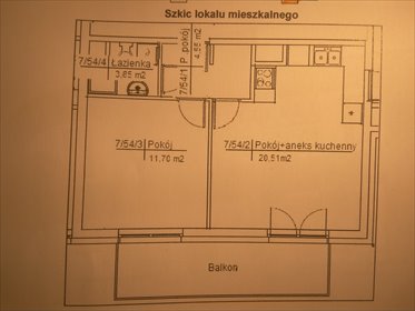 mieszkanie na wynajem 41m2 mieszkanie Wroclaw, gen. Józefa Bema