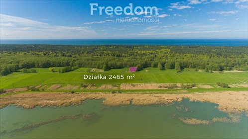 Polecam działkę 2465 m² w Przebrnie z widokiem na Zalew Wiślany działka Krynica Morska, Wiejska