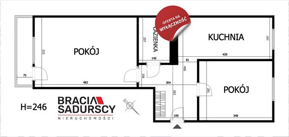 Mieszkanie dwupokojowe na wynajem Kraków, Grzegórzki, Dąbie, Świtezianki 49m2 Foto 3