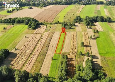 Działka rolna 2545 m² w Rybarzowicach (blisko natury) działka Rybarzowice, Za Wodą
