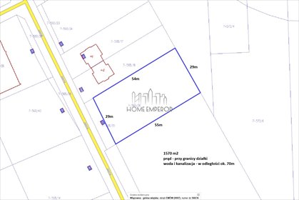 działka na sprzedaż 1570m2 działka Emów, Jasna