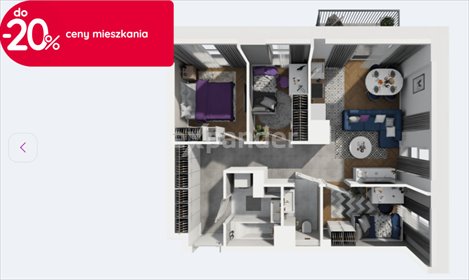 mieszkanie na sprzedaż 55m2 mieszkanie Katowice, Wełnowiec