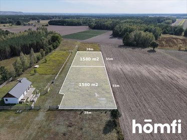 Działka 1580 m² w Ławeczku Starym, cisza i las - polecam! działka Ławeczko Stare