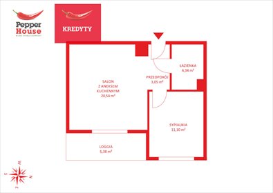 Polecam jasne 2-pokojowe mieszkanie 39 m² z widokiem na zieleń mieszkanie Gdańsk, Zaspa, Leszczyńskich