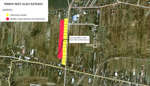 działka na wynajem 5000m2 działka Mościska, Estrady