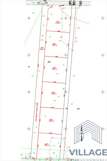 działka na sprzedaż 1092m2 działka Bukowie Dolne