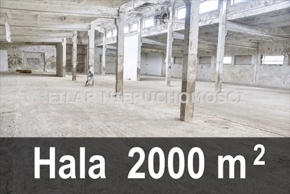 Hala 2000 m² z możliwością produkcji i magazynu, ogrodzona magazyn Szklary Górne