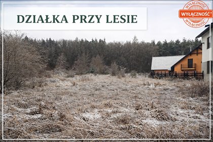 Działka przy lesie z WZ i podziałem - zapraszam działka Pilchowo