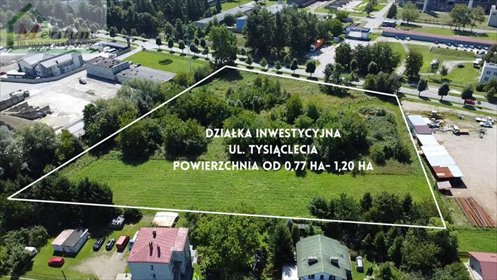 działka na sprzedaż 7700m2 działka Krosno, Krosno