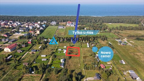 działka na sprzedaż 405m2 działka Karwia, Irysowa