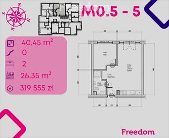 mieszkanie na sprzedaż 40m2 mieszkanie Bonin