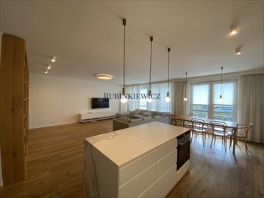 Przestronny 116 m2 apartament z garażem w Babka Tower mieszkanie Warszawa, Śródmieście, Aleja Jana Pawła II