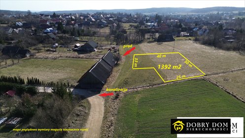działka na sprzedaż 1392m2 działka Krynki