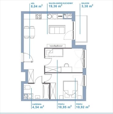 mieszkanie na sprzedaż 54m2 mieszkanie Warszawa