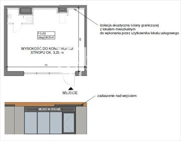 lokal użytkowy na wynajem 49m2 lokal użytkowy Gdańsk, Brzeźno