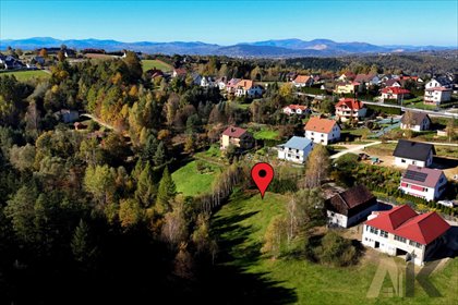 Działka budowlano-usługowa z lasem i strumykiem, 2800 m² działka Mystków