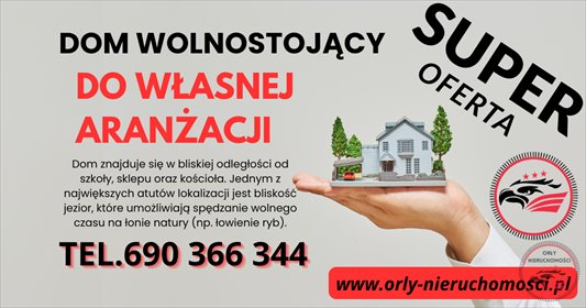 Zapraszam do domu 80 m² z potencjałem w Lisewo Kościelne dom Lisewo Kościelne, Lisewo Kościelne, Lisewo Kościelne