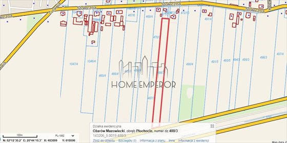 Zapraszam do zakupu działki 7200 m² w Płochocinie działka Płochocin, Stołeczna