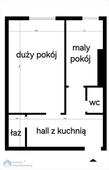 mieszkanie na sprzedaż 33m2 mieszkanie Warszawa, Ochota, Stara Ochota, Białobrzeska