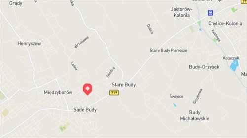 Działka na sprzedaż 800m2 działka Sade Budy, Długa