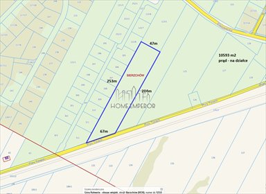 Działka pod zabudowę, prąd, 10593 m², blisko PKP działka Sierzchów, Przy Torach