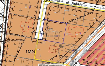 Działka 1309 m² pod zabudowę jednorodzinną, media w granicy działka Siedliska, Szpaków