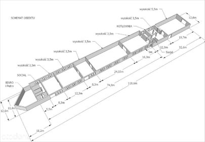 lokal użytkowy na sprzedaż 1500m2 lokal użytkowy Milanówek, Milanówek