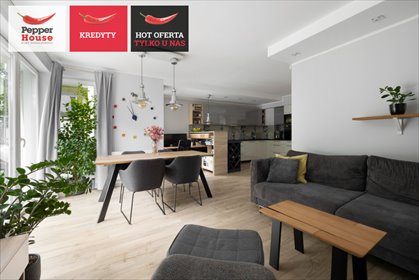 Dwupoziomowe 94,9 m² z tarasem i lasem - polecam! mieszkanie Reda, Krajobrazowa
