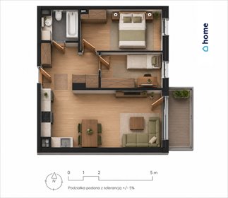 Polecam 3-pokojowe mieszkanie 50 m² w Katowicach mieszkanie Katowice, Koszutka