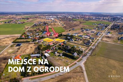 działka na sprzedaż 1109m2 działka Człuchów