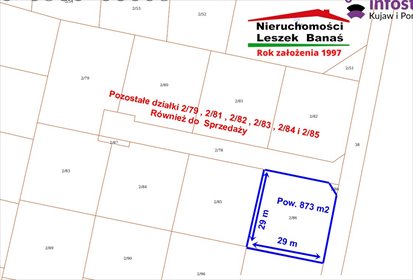 Działka 873 m2 z mediami, blisko lasu, 10 min od Grudziądza działka Marusza