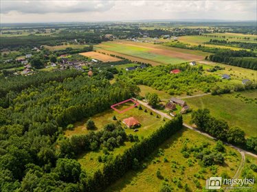 działka na sprzedaż 990m2 działka Krępsko, Leśna