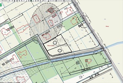 działka na sprzedaż 1158m2 działka Parcela-Obory, Podlaska