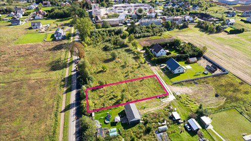 działka na sprzedaż 1221m2 działka Cedry Wielkie, Złocista