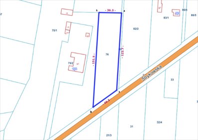 działka na sprzedaż 6315m2 działka Łódź, Bałuty, Strykowska