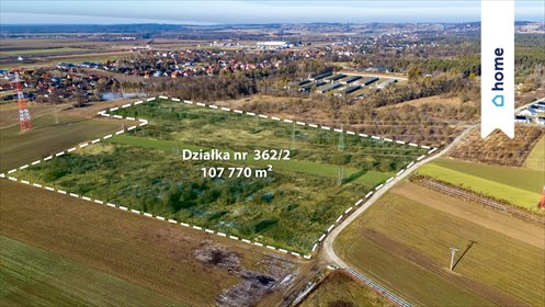 Działka inwestycyjna 10,7 ha w Ligocie Pięknej. działka Ligota Piękna, Prosta