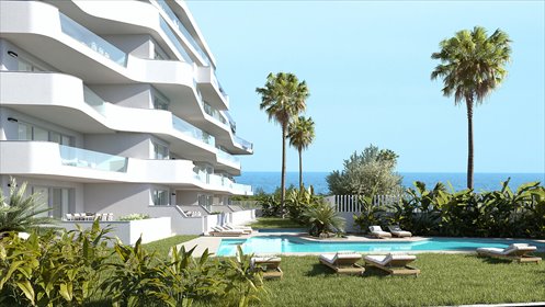 Widok na morze! 2-pokojowy apartament blisko plaży mieszkanie Mil Palmeras, Mil Palmeras, Pilar de la Horadada, Alicante