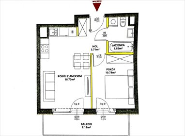 Na sprzedaż nowe 2-pokojowe mieszkanie 38 m² z balkonem w Warszawie mieszkanie Warszawa, Praga-Południe Grochów, Żupnicza