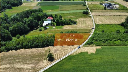 Działka 16,44 ara z WZ, media, szybki dojazd do Rzeszowa działka Malawa