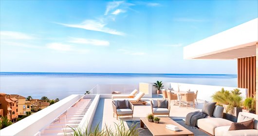Apartament 74m² z widokiem na morze i ogród polecam mieszkanie Estepona