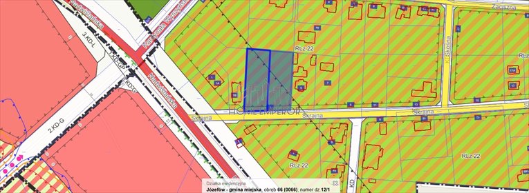 działka na sprzedaż 1600m2 działka Józefów, Skrajna