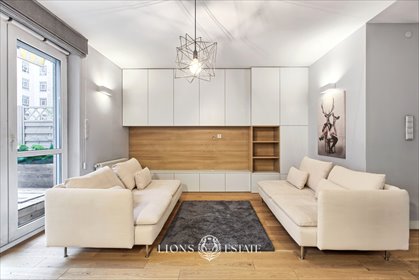 Przestronny 100 m² apartament (Muranów, blisko metra) z tarasem mieszkanie Warszawa, Śródmieście Muranów, Aleja Jana Pawła II