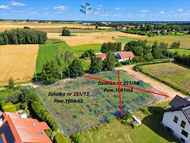 działka na sprzedaż 1001m2 działka Ostróda