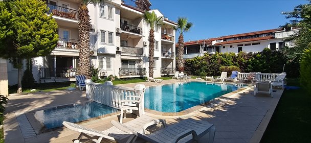 Przestronny 75 m² apartament z balkonem i basenem w Fethiye mieszkanie Foça, Foça, Fethiye, Muğla