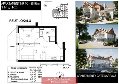 mieszkanie na sprzedaż 39m2 mieszkanie Miłków