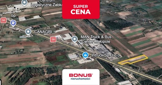 Działka przemysłowo-usługowa 19 890 m² z dotacjami zapraszam działka Karpin, Warszawska