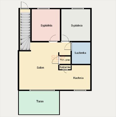 mieszkanie na sprzedaż 73m2 mieszkanie Radwanice, Szeroka