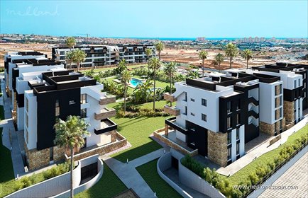 Nowoczesne 2-pokojowe mieszkanie z tarasem i pełnym wyposażeniem mieszkanie Torrevieja