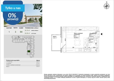 Nowoczesne 26m² mieszkanie z balkonem w Osielsku mieszkanie Osielsko, Aleja Adama Mickiewicza