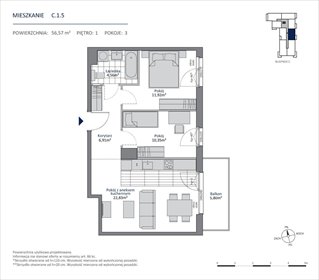 Mieszkanie 57 m² w Gdańsku Morena, blisko natury - polecam! mieszkanie Gdańsk, Morena